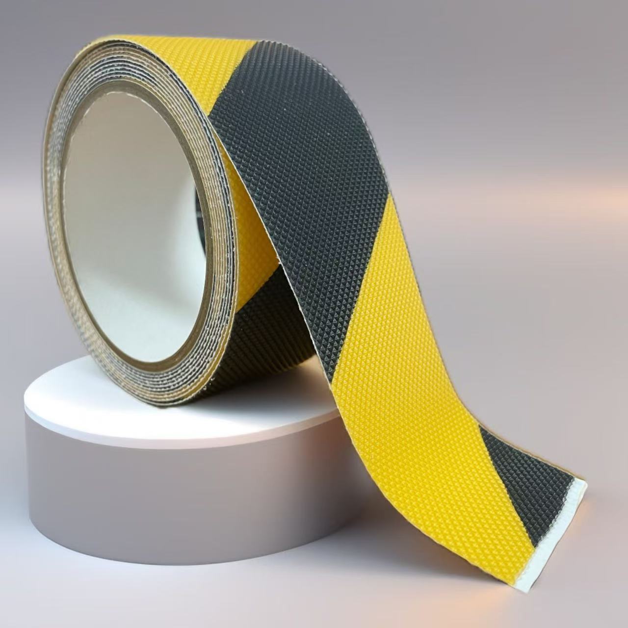 <b>Self Adhesive Safety Walk Indoor 15 Meter Yellow And Black Carpet Anti Slip Tape</b>