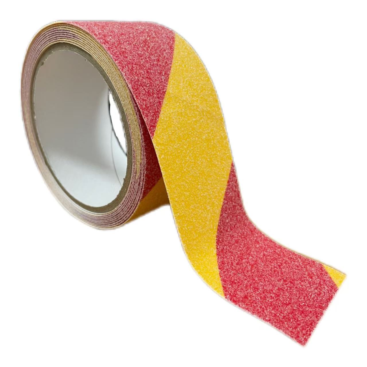 Outdoor Stair PVC Yellow & Red Waterproof Strong Adhesive Anti Slip Tape