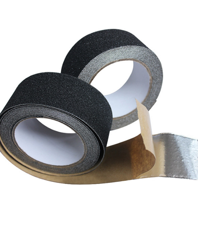 Outdoor Stair Black Waterproof Strong PET Adhesive aluminum foil Anti Slip Tape
